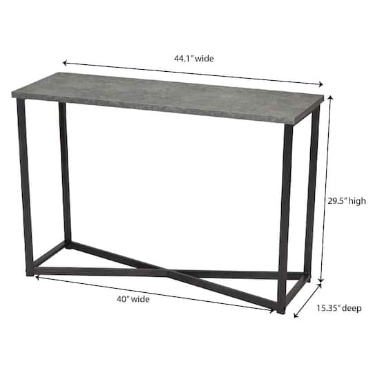 Household Essentials Jamestown 30" Console Table